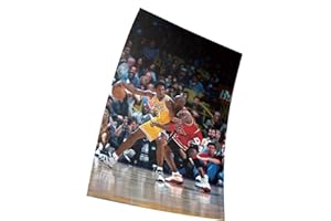 ASHER Poster Michael Jordan & Kobe Bryant 1998 Action Poster 15 x 23" (38 x 58 cm) (380 mm x 580 mm)