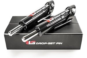 RLG RL GRIPS RL Grips - Drop Set Pins para Gym - Pines de Gimnasio para Entrenamiento con Series Descendentes de Liberación Automática - Pasadores Automáticos para Máquinas y Poleas