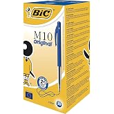 BIC ballpoint pen M10 CLIC, 0.4mm, Box 50pcs each