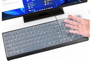 DAMMOMKO Tastatur-Abdeckung für Lenovo 510 Wireless Keyboard GX30N81775, Lenovo 4X30M39458 Wl Tastatur & Lenovo Essential Wired Keyboard 4X30L79883, Lenovo Wireless Keyboard Skin Protector Clear