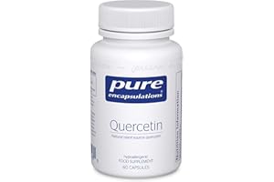 Pure Encapsulations Quercetin 250mg - Natural Plant-Source Pure Quercetin Supplement - Promotes Immune Support, Cardiometabolic Health and Overall Cellular Health - 60 Vegetarian Capsules