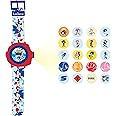 Lexibook, SEGA Hedgehog, Adjustable Watch Digital Screen, Projects 20 Images of Sonic, for Children DMW050SN, Blue/Red