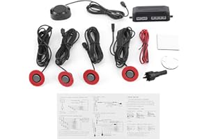 EBTOOLS Sensori Parcheggio Auto Sensori Parcheggio Auto Sensori Parcheggio Auto Adatto Per Car Reverse Backup Parking Sensor System,16.5mm Car Built‑In Backup Sensor Reversing
