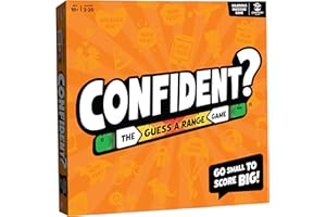 CONFIDENT? Board Game | The Smash Hit Guessing Game | Christmas Board Games for Families, Adults, Teens, Kids | Award-Winning Trivia Quiz Game with Brilliant Twist | 2-30 players, Ages 10+