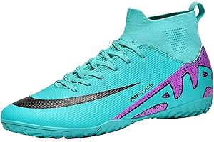 MINGSIBO Scarpe da Calcio Uomo Sportivo All'aperto Professionale Scarpe da Calcetto Erba Sportivo All'aperto Bambino Calcetto