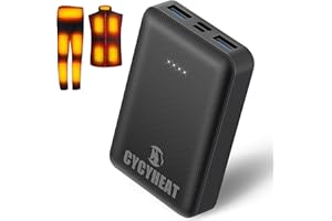 CYCYHEAT Power Bank for Heated Gilet Vest Jacket Coat Pants Underwear, Heated Clothing Replacement Battery Pack