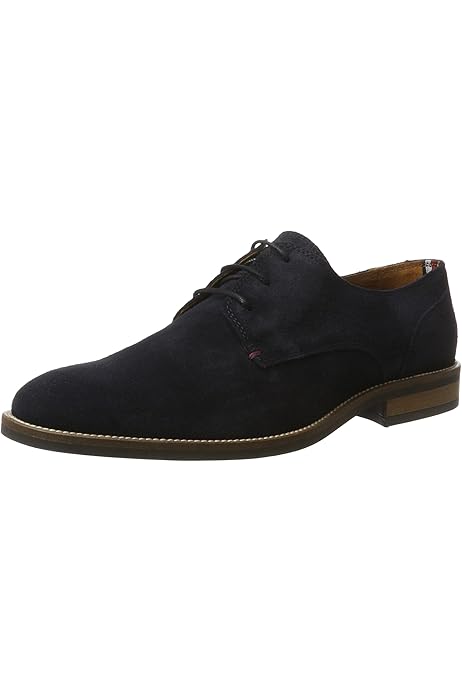 tommy hilfiger essential suede lace up derby