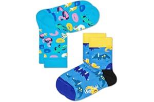 Happy Socks Calcetines Kids 2-Pack Poolparty Talla 0-12M Unisex niños