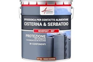 Resina Epossidica Alimentare - REVEPOXY -207-1 kg Rosso Marrone - ARCANE INDUSTRIES