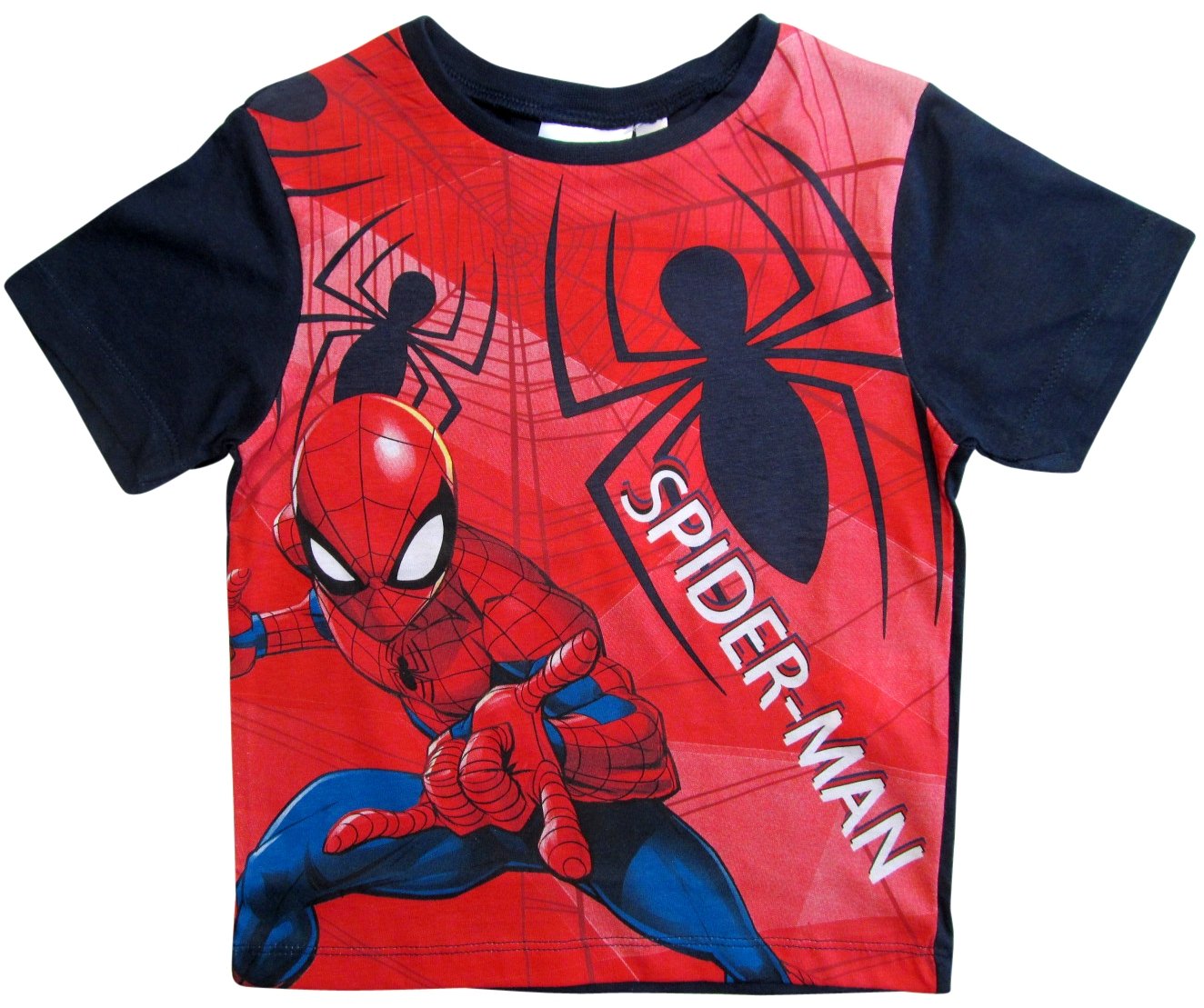 Spiderman-T-Shirt-Kurz-Jungen-Marvel