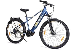 Eleglide C1/C1 St Vélo électrique, Moteur Central 70NM, Vélo de Trekking 27.5", Batterie 14.5AH, Autonomie 150km, Suspension hydraulique, Freins à Disque hydraulique, VTC Electrique Homme Femme