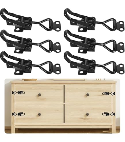 Loquet Papillon Encastré Métal Argenté FlightRoad - Pour Valises Boîtes Outils 82x77mm