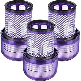 V12 Dyson ile Uyumlu Hepa Filtre-V12 Detect Slim Absolute Yedek Hepa Filtre Seti-3 Adet