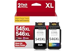 LXPRINTON PG-545 CL-546 XL Replacement for Canon 545 546 Ink Cartridges for Canon Ink Cartridges 545 and 546 for Pixma TS3350 TS3300 TS3150 TS3355 TR4500 TS3100 TR4550 MG2550s MG2950 TS3450 TR4551 MG3050 MX495