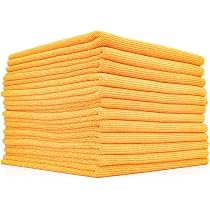 Car Polishing Towels THE HOUSE OF RAGS Microfiber Towels - 10-Pack ...