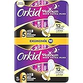 Orkid Platinum Hijyenik Ped Gece Ekstra Plus (Boy 5) Ekonomik Paket 10 Adet Ped