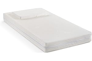 Mentor - Baby Materasso WaterFoam MED 70x140 Morfeo MED Baby Plus H8 DISP. MEDICO DETRAIBILE - Sfoderabile e Lavabile - Guancialino Traspirante in OMAGGIO