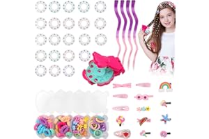 IETWATE Hair Gems Decorations, Girls Hair Gem Stamper, Hairs Bedazzler Kit with 220 Rhinestones and Wig Clips, Hairs Accessories for Girls Diamonds Stapler, Gifts for Girl Over 6 Years Old