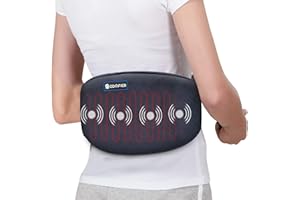 Comfier Heat pad for back Pain,Heated Back Warmer Massage Belt Wrap,Fast Heating Pad,Massage Heating Belt,Heat Pads for Abdominal, Lower Back Cramps Period Pain Relief, Gifts for Women Men