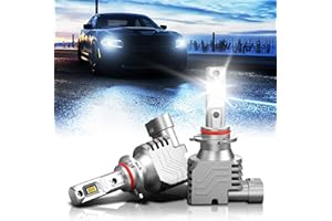 OPL5 9005 HB3 LED Headlight Bulbs Upgraded CSP Chips 90W 16000LM Extremely Bright 6500K Xenon White 9005 LED Car Headlight Fog Light Conversion Kit, Wireless Plug and Play (2 PCS)