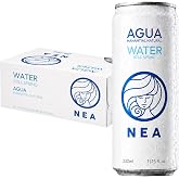 NEA Agua Mineral Natural en Lata &ndash; Agua de Manantial sin Gas de los Alpes Austriacos &ndash; Pack 24 Latas de 33 cl (1 Caja) &ndash; Alum