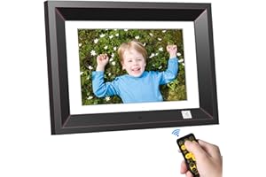 KODAK Cornice Digitale 10.1 Pollici,1280 x 800 FHD IPS, Cornice Elettronica per Foto 16:10, Foto, Musica, Lettore video, Calendario, Allarme, Supporto Scheda USB/SD con telecomando