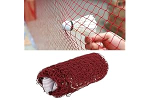 ANGGREK Foldable Badminton Net 6.5m Portable Badminton Nets Training Mesh for Garden Outdoor Indoor Court Backyard Beach