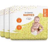 by Amazon Diapers - Size 2 (3-6kg) - 102 Count (3 Packs of 34)