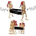 GUTE Large 22.6" Animated Walking Skeletons Coffin Animatronics - Large Corpses Decoration, Indoor & Outdoor & Moving Yard Decor - Lights Up - Spooky for Home, Scary Haunted, Skull Casket