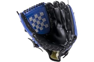 Acidea Baseball-Handschuh-Sport-Schlaghandschuhe mit Baseball-PU-Leder, verstellbar und bequem, für Kinder, Jugendliche, Erwachsene, rechte Hand, linke Hand