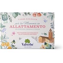 VALVERBE Tisana Allattamento Biologico 20 Filtri - Pacco da 6-180 ...