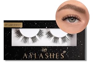‎AYLASHES AYLASHES - DIY Wimpernextensions Single Box LASH BOSS | 1 Paar Wimpern | bis zu 7 Tage Halt | Wimpern DIY Set für zu Hause | künstliche Wimpern | Klebewimpern | lash extension set