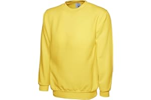 MAD INK Plain Classic Crewneck Sweatshirt Jumper Top