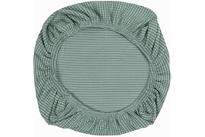 ‎YIKKO Yikko Elastic Stretch Spandex Stuhl Sitzbezüge Schonbezüge Waschbare Passform für Bürostühle, Esszimmerstühle, Bar Hochzeitsfeier Dekor (1, Grün)