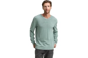 TOM TAILOR Herren Strickpullover mit V-Ausschnitt