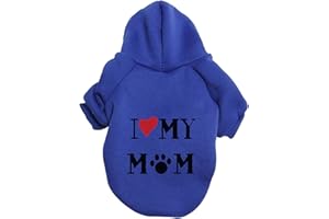 YWSTYLLELTY Hunde Kleidung für Kleine Hunde Hundepullover Kleine Hunde Fleece Pullover Hund Pullover Hund Hundemantel Hundejacke Hundepullover Xs Hundekleidung Kleine Hunde Hunde Wintermantel (Blue, XS)