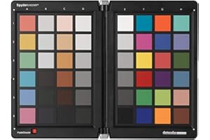 Datacolor Spyder Checkr - Colour Chart for Camera Calibration, 48 Target Colours, with Grey Card for In-Camera White Balance, Ensures Accurate and Consistent Colour with Varied Cameras and Lighting