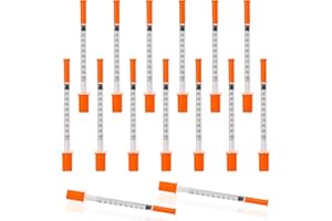 JIBENGAO 10 Pack 1ml Dispensing Measuring Tools, 31G 6mm Individually Sealed Lab Accessories (10)