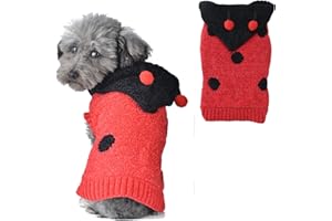 SKXEO Haustier Katze Hund Pullover,Haustier Hoodie aus Polyester warme Hund Pullover Cat Kleidung, Hundepullover für Welpen Kleiner mittelgroßer Hund