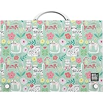 Valigetta Scuola In Polipropilene Bits&Bobs Botanic - Portadocumenti Formato A4 Con Manico - Foto 5