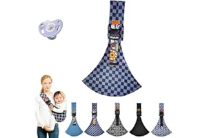 Donubiiu 2024 New Baby Sling Carrier Newborn To Toddler, Toddler Carrier, Toddler Sling Carrier, Portable Lightweight Non-Slip Hip Seat Carrier, Baby Sling Carrier Toddler (1PCS-B)