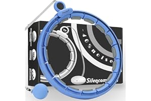 Silencomfort hula hoop fitness dimagrante, Silenzio Smart Hula Hoop, ulaop con peso palla, Intelligente Professionale, 16 Nodi, Non Cade Mai, per adulti e principianti