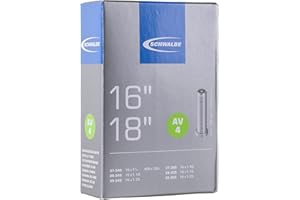 Schwalbe AV4 Chambre à air 16X1 1/8-1 3/8 Valve Schrader Noir
