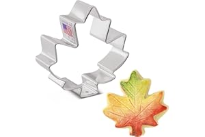 Ann Clark Cookie Cutters Cortador de galletas de hoja de arce pequeño, 7 cm