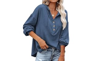 WINKEEY Felpa con Cappuccio da Donna Primavera Autunno Giacca a Maniche Lunghe