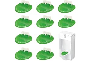 Vlecexs 10er Pack Urinalsiebe mit Duft Fußballtor Design Urinalsiebe Spritzschutz Geruchsschutz Hotels Büros Offentliche Toiletten Badezimmer Stadien