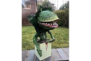 Hestar Piranha Flower Replica Movie Prop Yard Resin Ornaments Little Shop of Horrors Halloween Decoration Outdoor Decoration