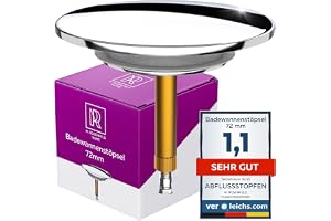 M. Rosenfeld Home – chromowany korek do wanny, 72 mm