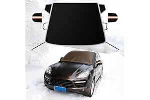 APAKA Copertura Parabrezza Auto, Oxford Copri Parabrezza Invernale, Pellicole Protettive Antighiaccio, da UV, Sole, Grandine, Gelo, Contro Neve, Adatto per la Maggior Parte delle Auto, 180 x 120cm