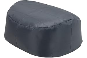 Veeva Vista Footstool Pouffe, Large Indoor Outdoor Water Resistant Footstool Bean Bags